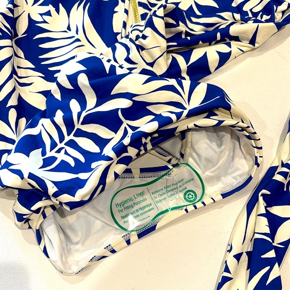 Kate Spade blue berry Rashguard Swimsuit - Picture 6 of 7